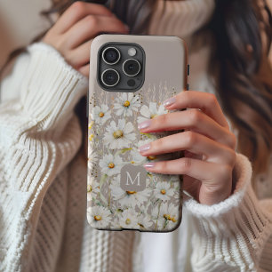 Personalized Floral Pattern iPhone 16 Pro Max Case