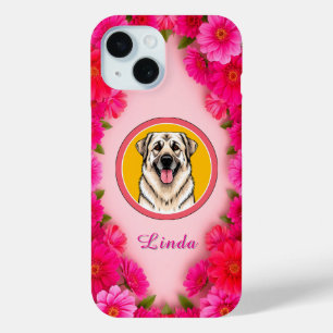 Personalized Floral Personalized Gift iPhone 15 Case