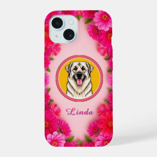 Personalized Floral Personalized Gift iPhone 15 Case
