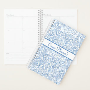 Personalized Floral Planner with Name