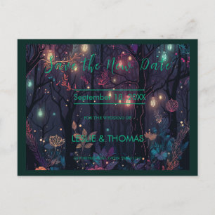Personalized Floral Spray Fantasy Art Postcard