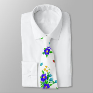 Personalized Floral Tie