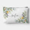Personalized floral toiletry bag - name & daisies
