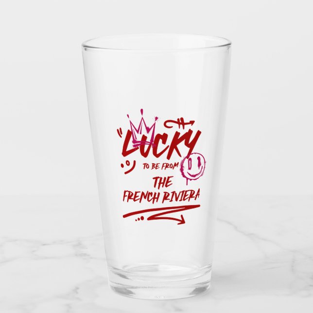 Personalized Floral Wedding Invitation Suite Glass (Front)