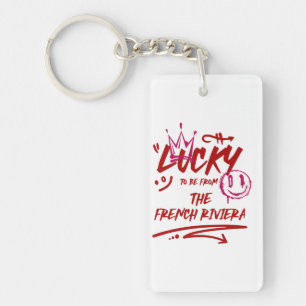 Personalized Floral Wedding Invitation Suite Keychain