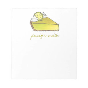 Personalized Florida Key Lime Pie Foodie Notepad