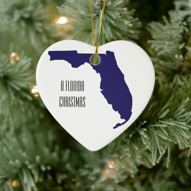 Personalized Florida Ornament (Tree)