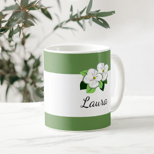 Personalized Flower Coffee Mugs