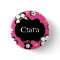 Personalized Flower Power Brights Award Name Pin