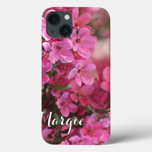 Personalized Flowered iPad Air Case (Back)