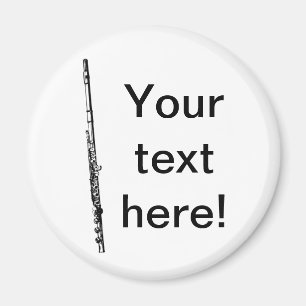 Personalized Flute Magnet