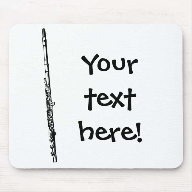 Personalized Flute Mouse Pad (Front)