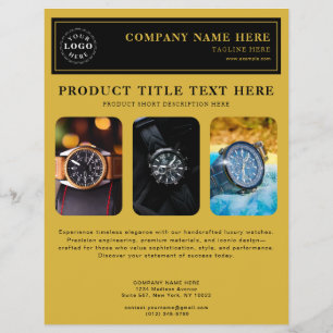 Personalized Flyer for Product Promotions