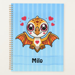 Personalized Flying Dinosaur Planner – Add Name