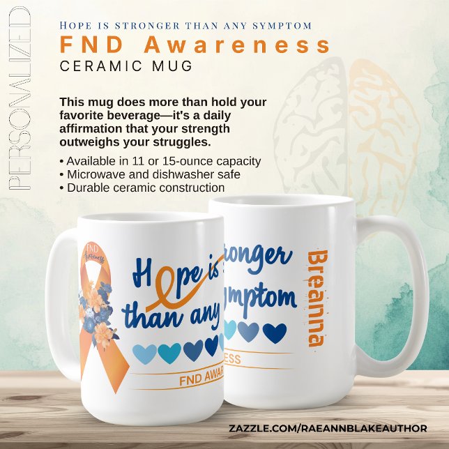 Personalized FND Awareness Ceramic Mug (Creator Uploaded)