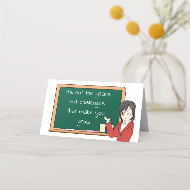 Personalized folded Cards With Wisdom Quotes (Front)