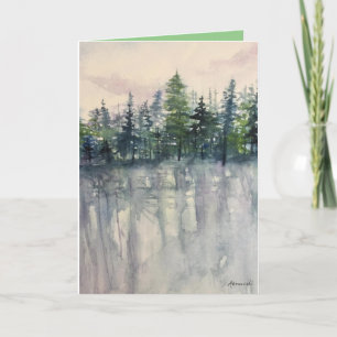 Personalized Folded Christmas Greeting Card