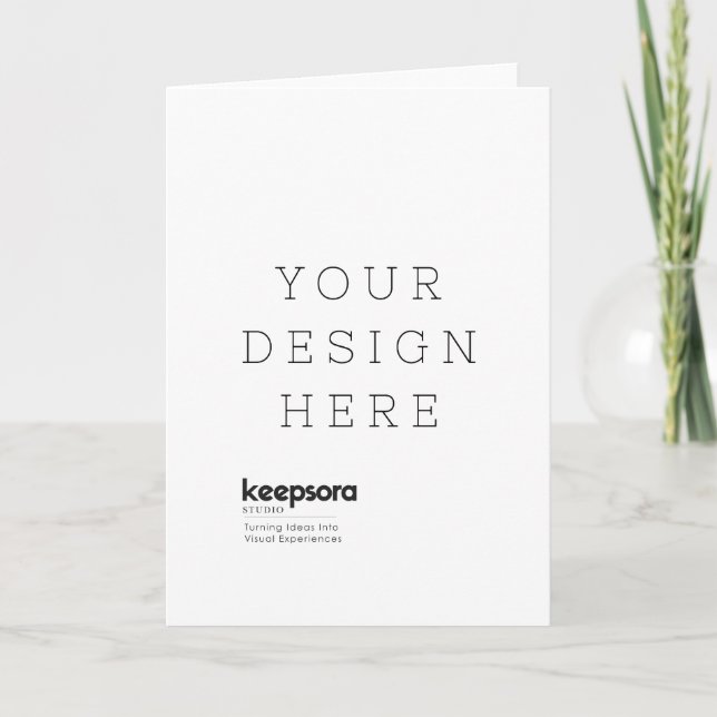 Personalized Folded Greeting Card (Front)