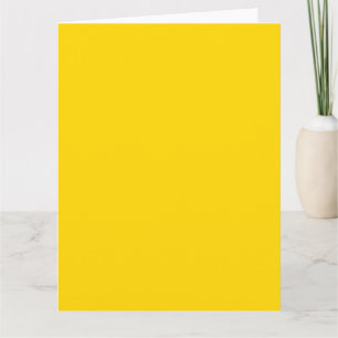 Personalized Folded Thank You Card- Gold colour Card