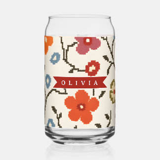Personalized Folk Scandi Boho Vintage Floral
