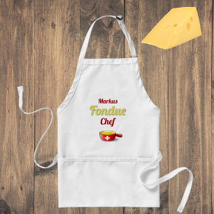  Personalized Fondue Chef Standard Apron