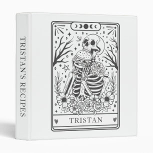 Personalized Food Lover Tarot Theme Recipe Binder