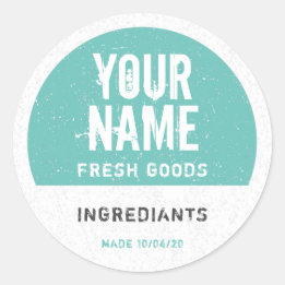 Personalized Food Storage Labels - Add your words