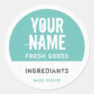 Personalized Food Storage Labels - Add your words