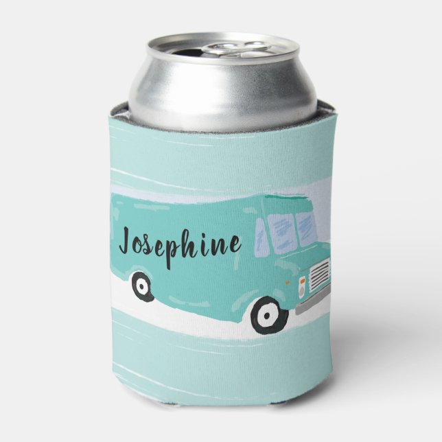 Personalized Food Truck Can Wrap Cooler (Can Front)