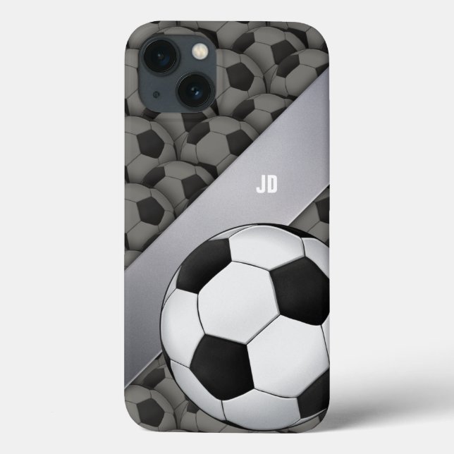 Personalized Footbal Soccer Case-Mate iPhone Case (Back)