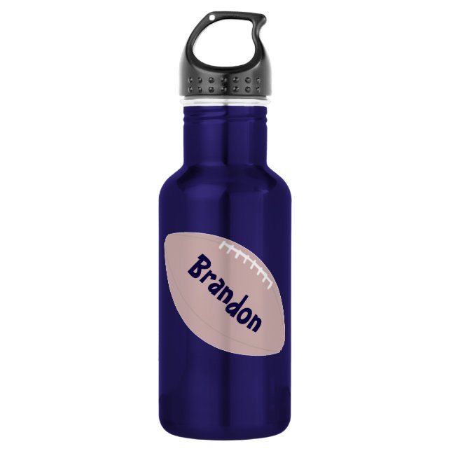 Personalized Football 532 Ml Water Bottle (Front)