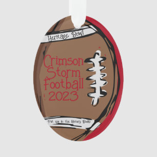 Personalized Football Acrylic Ornament