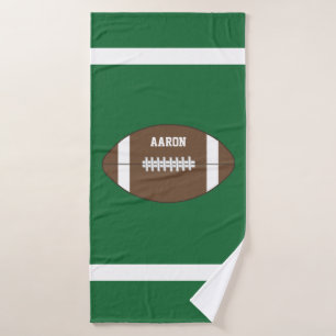 Personalized Football Bath Towel