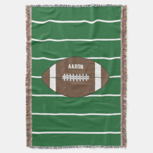 Personalized Football Blanket 