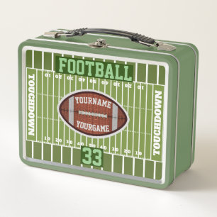 Personalized Football Classics On-Field Lunchbox