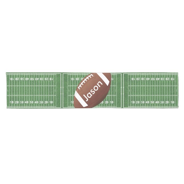 Personalized Football Design Table Runner (Horizontal)