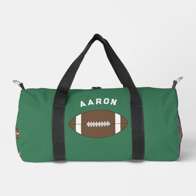  Personalized Football Duffel Bag Gift (Front)