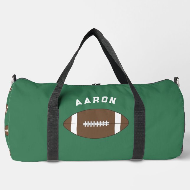 Personalized Football Duffel Bag Gift (Front)