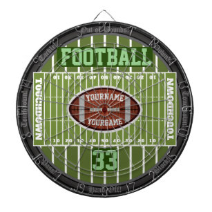 Personalized Football Field Multi-Target 3.0 Dartboard