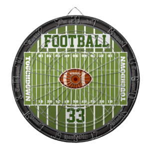 Personalized Football Field Multi-Target Dartboard