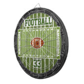 Personalized Football Field Multi-Target Dartboard (Front Right)