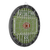 Personalized Football Field Multi-Target Dartboard (Front Left)