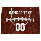 Personalized Football Gift Bags, Your Name, Number