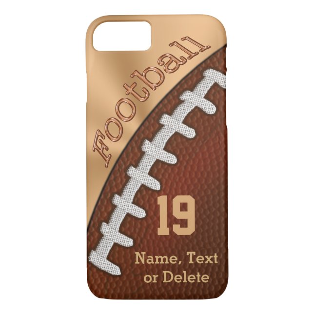 Personalized Football iPhone 7 Cases (Back)