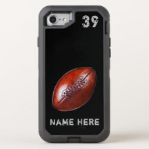 Personalized Football iPhone Cases, OtterBox