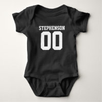 Personalized Football Jersey Baby Boy Custom Text