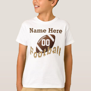 Personalized Football Jerseys for Kids NAME NUMBER T-Shirt
