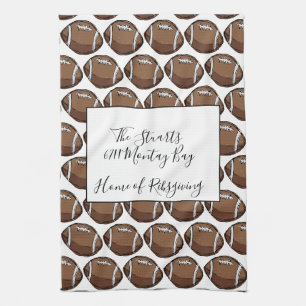 Personalized Football Kitchen Towel