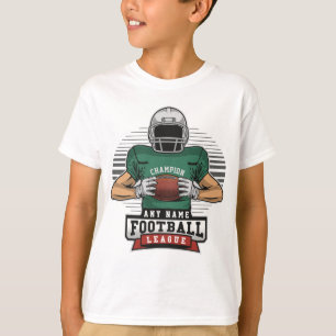 Personalized Football League Player Team Champ  T-Shirt