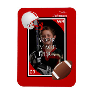 Personalized Football Magnet